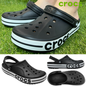 [국내매장판/AS가능] CROCS 크록스 남성용 여름 클로그 슬리퍼 블랙 샌들 신발 BYG660