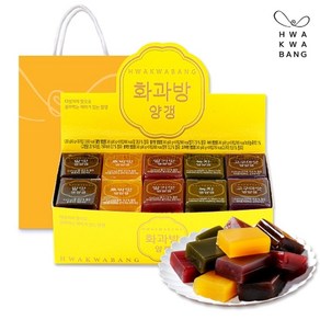 화과방 [화과방] 큐빅양갱 (40g x 30개입) + 쇼핑백