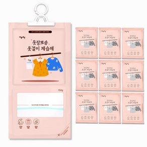 하늘예린 옷장뽀송 옷걸이 제습제 150g 10개 (1Box), 20개