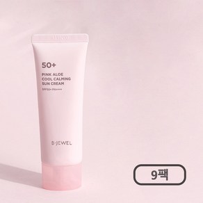 비주얼 핑크알로에 쿨카밍 선크림 SPF50+ PA++++, 40ml, 9개