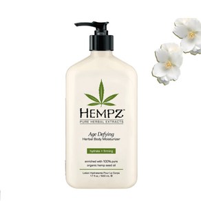 Hempz 헴즈 바디 로션 모이스처라이저 500ml 에이지 디파잉, 1개