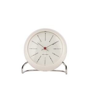 아르네야콥센 BANKERS 1971 TABLE CLOCK (화이트), 화이트