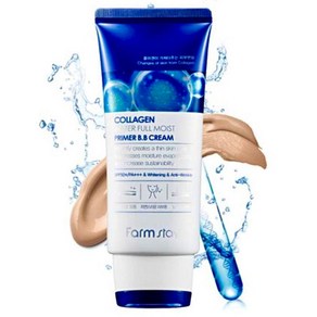 Fam stay 팜스테이 COLLAGEN WATER FULL MOIST 콜라겐 워터 풀 모이스트 PRIMER B.B. Ceam 프라이머 비비 크림 50g/Spf 50+/PA++, 1개, 50g