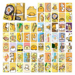 산리오 포토카드LOMO포카 60pcs + 미니 스티커 32pcs 구데타마, 1개