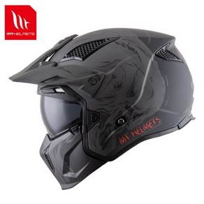 접이식헬멧 자전거 mt helmets steetfighte scopion 접는 오토바이 버섯 moto 카페 레이서 capacete de moto scopion casco, L, 1개