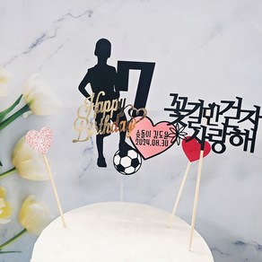 무료배송]써니토퍼 축구토퍼 아들생일케이크토퍼