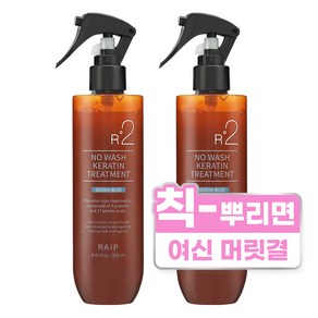 라입 R2 노워시 트리트먼트 오션블루 250ml 2개