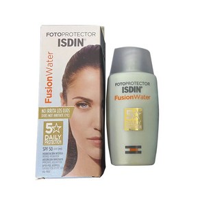 ISDIN 자외선 차단 얼굴 UV 보호 미백 브라이트닝 안티 스팟 솔레이션 페이드 모이스처라이징 스킨 케어 SPF50 PA 50ML, 1개