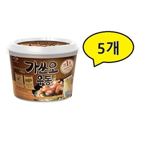 CJ 가쓰오우동 한그릇, 222.5g, 5개