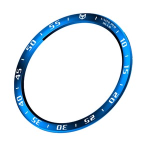 스페이스쉴드 갤럭시워치4 클래식 46mm 호환 베젤링 6colo 3+1 신규색상 2개 추가, 유닛포아워 블루