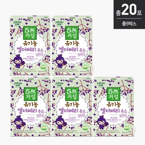 [자연원] 5무과일 유기농 엘더베리주스 100ml, 20개