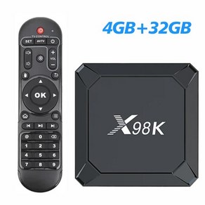 스마트 TV 셋톱 안드로이드 13.0 록칩 RK3528 쿼드 코어 2G 16G 4GB 32GB BT5.0 H.265 와이파이 6 4K HD 미디어 플레이어 X98K, 1개