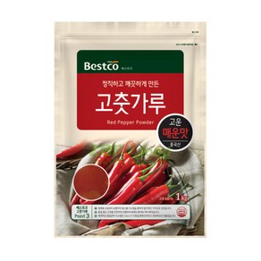 테온셀 베스트코 고춧가루 1kg (고운 매운맛), 1개