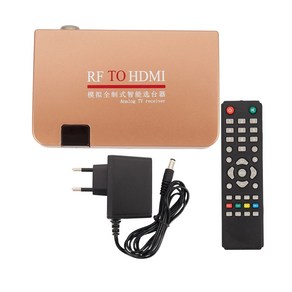 rf to hdmi rftohdmi RF-HDMI 변환기 어댑터 아날로그 수신기 아날로그 TV 박스 디지털 박스 원격 제어