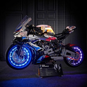 BMW M1000RR 다이캐스트 DIY 조립식 프라모델 장식, 1개