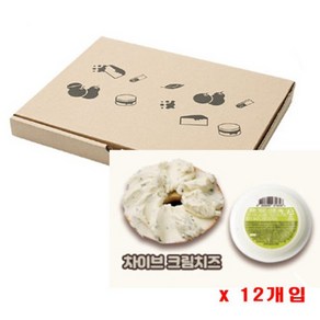 무료아이스포장 선인 차이브 포션크림치즈 스프레드 50g x 12개, 1개, 600g