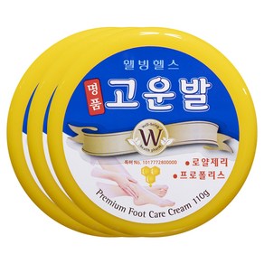 고운발 웰빙헬스팜 명품 크림, 110g, 3개