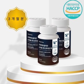 바이탈나인 프로테오글리칸 소연골 콘드로이친 정 600mg x 60정, 3개