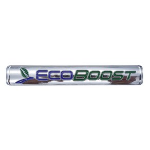 카포카 포드 링컨 에코부스트 ECOBOOST 익스플로러 엠블럼 스티커 뱃지, 02 유광실버, 유광실버, 1개