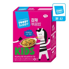[푸디버디] 잡채볶음밥 360g (180g X 2개)
