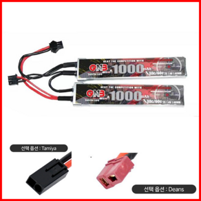 Lipo 배터리 7.4V 1000MAH 2S1P 30C/60C 미니타미야 / 딘스