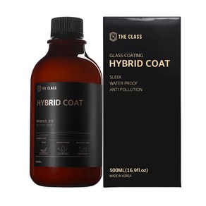 더클래스 하이브리드 코트 셀프 유리막 코팅제 광택제 물왁스 500ml, 1개