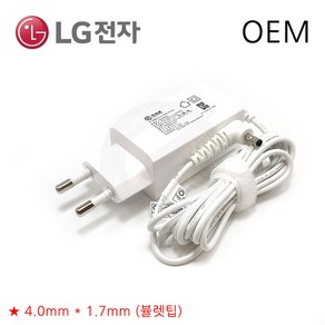 LG 15U590 15UD590 (19V 2.1A 40W) 호환 노트북 어댑터 충전기 일체형, 1개