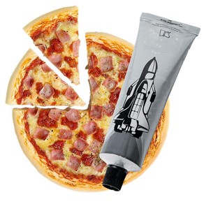 Space Food Sicilian Pizza Emegency Supply 하이킹 비상 식량 캠핑 튜브 피자 맛 165g, 1개