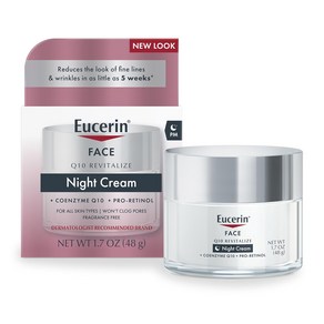 [EUCERIN] 유세린 Q10 안티 링클 페이스 나이트 크림 48g, 1개