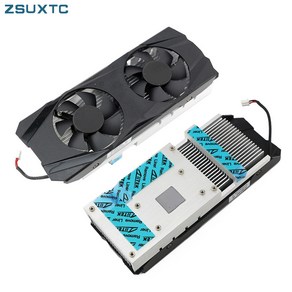 ZOTAC GeFoce GTX 1050 1050ti LP ZT-P10510E-10L 비디오 카드용 쿨러 선풍기 방열판 라디에이터 포함 T125010SL RTX 1650 4 핀, 1개