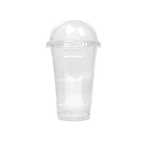 한일피앤피 대경홈카페 투명 PET 아이스컵 + 돔뚜껑, 470ml, 50개