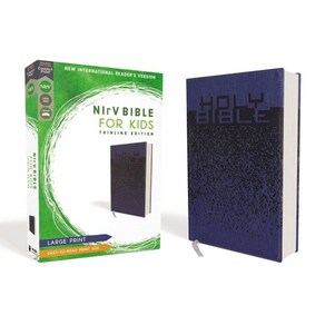 NIV Bible fo Kids Lage Pint Leathesoft Blue Comfot Pint:Thinline Edition, Zondekidz