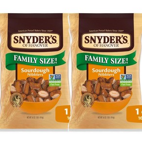 Snyders of Hanover 스나이더스하노버 프레첼 사워도우 니블러 454g 2팩