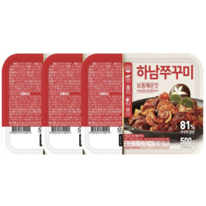 하남쭈꾸미 볶음 보통매운맛 500g x 3팩, 3개