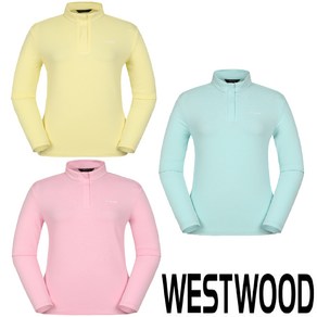 웨스트우드 WESTWOOD 우먼 배색 집업 티셔츠 (여자 가을 티)N3/314