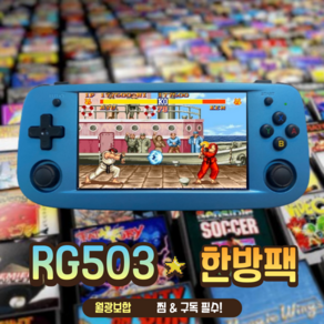 RG503 한방팩 가정용 오락실 레트로 게임기 오락기 5S 25S 40S 미니 휴대용 128G 게임팩 (기기별도 구입 필요), 1개