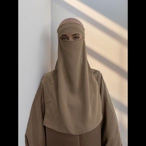 히잡 hijab 니카브 쉬폰 이슬람 사우디 아랍 패션 7 가지 색상 1 레이어