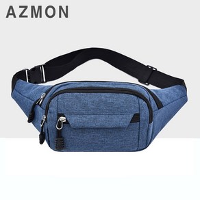 AZMON 심플 무지 옥스퍼드 힙색 가방 0.13kg 초경량 넓이24cm x 높이14cm x 두께10cm