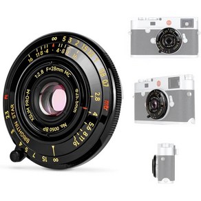 카메라 렌즈 독보적인 초광각렌즈 프리미엄 28mm F2.8 Full Frame Manual Focus Lens for LeicaM MountCamera Compatible wi