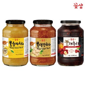 꽃샘 유자차S 1kg *생강차S 1kg *대추차 1kg