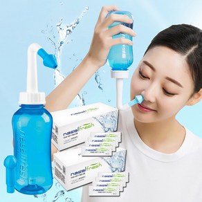 코세척기 나잘후레쉬 블루용기300ml+분말120포(4개월분)