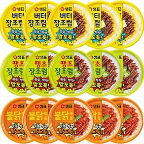 샘표 버터장조림 + 땡초장조림 + 불닭볶음 각 9캔 (총, 상세페이지 참조, 공간마켓 1