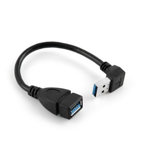 (COMS) USB 3.0 연장젠더(M/F) 하향꺽임 20cm/ITA339 ITA339, 1개