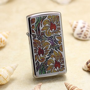 불의 정원 지포 슬림 지포 라이터 Fie of Flowe Zippo Lighte AD-2035