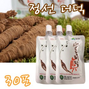 정선 청정 자연이 키운 산더덕즙 진한 더덕진액, 30개, 100ml