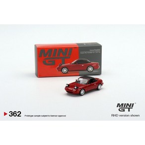 Eunos Miata NA 합금 자동차 모델 미니 GT 164 MX-5 플립 램프 에디션 361, [01] 362, 1개
