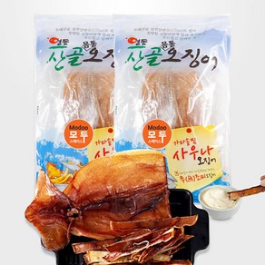 MD 영동산골오징어 찜오징어 몸통 230g 2봉, 2개