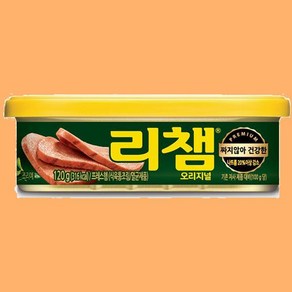 동원 밥반찬 간편식 캠핑 깡통햄 리챔 짜지않아 건강한 120g, 1개