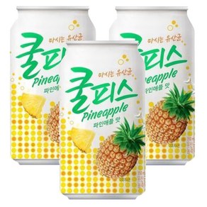 동원 쿨피스 파인애플맛350ml x 48캔 (24캔 2박스), 48개, 350ml