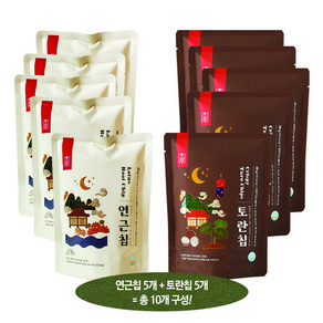 풍심당 연근칩 5개 토란칩 5개 (25g x 10) 비건 무설탕 글루텐프리 건강 간식, 1개, 25g